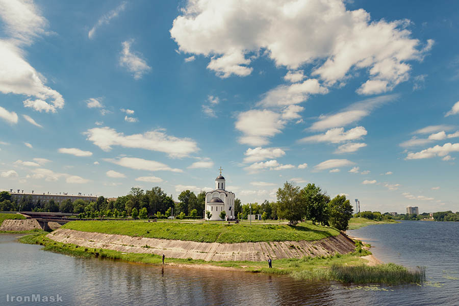 пейзаж Волга